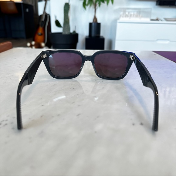 NWOT UNWORN DIOR MEN’S B27 S2I Rubber Logo Square Sunglasses in dark grey - Picture 4 of 9